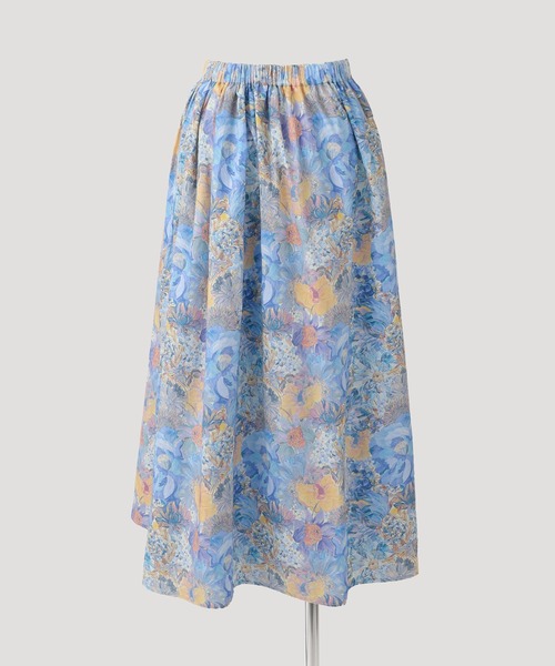 【HUIT bouquet】　美品ツイード フレア トップス　オケージョン HUIT bouquet ブラウス シャツ ツイード フレア トップス