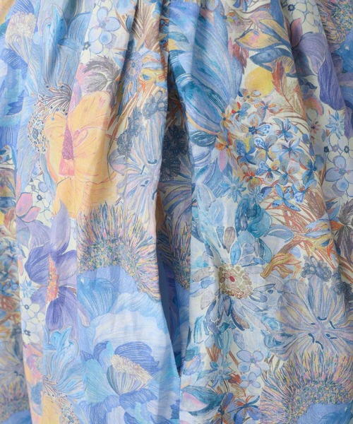 HUIT bouquet（ユイット）の「ギャザー フレアスカート Made with Liberty Fabric HUIT（スカート・レディース・ピンク/ブルー・S/M）」の15枚目の写真