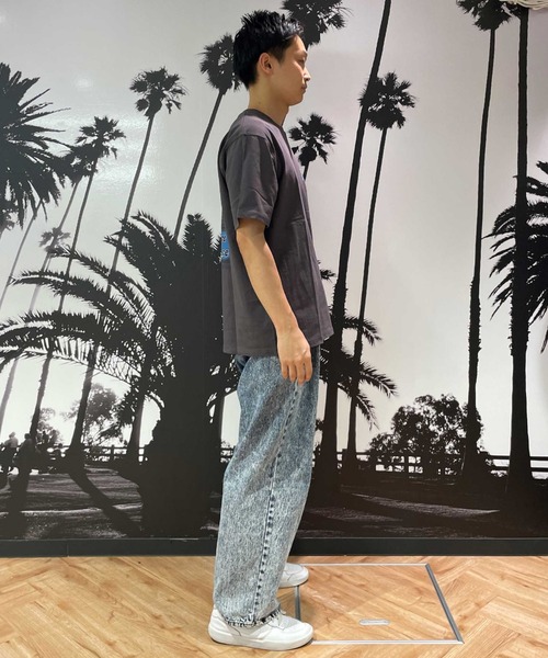 ムラサキスポーツ(ムラサキスポーツ)の「SAN LA SAN/サンラサン SLTシャツ【ニューポート】 MOSL24SM001(Tシャツ/カットソー・メンズ・チャコール/ピンク/ホワイト・M/L)」の12枚目の写真