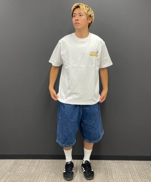 ムラサキスポーツ(ムラサキスポーツ)の「SAN LA SAN/サンラサン SLTシャツ【ニューポート】 MOSL24SM001(Tシャツ/カットソー・メンズ・チャコール/ピンク/ホワイト・M/L)」の9枚目の写真