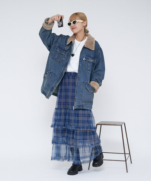 デニムボアブルゾンジャケット 楽天市場】80's Levi's Denim Boa Jacket (80年代 リーバイス