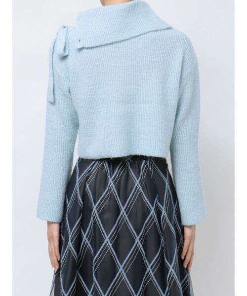 MERCURYDUO（マーキュリーデュオ）の「2WAYアシメカラーニット（ニット/セーター・レディース・イエロー/ライトブルー/アイボリー・FREE）」の14枚目の写真