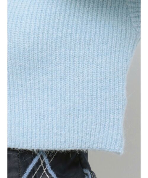 MERCURYDUO（マーキュリーデュオ）の「2WAYアシメカラーニット（ニット/セーター・レディース・イエロー/ライトブルー/アイボリー・FREE）」の17枚目の写真