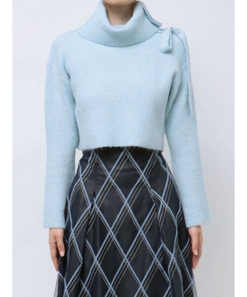 MERCURYDUO（マーキュリーデュオ）の「2WAYアシメカラーニット（ニット/セーター・レディース・イエロー/ライトブルー/アイボリー・FREE）」の19枚目の写真