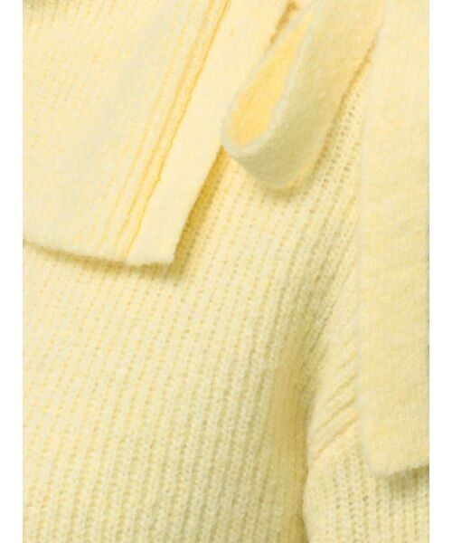 MERCURYDUO（マーキュリーデュオ）の「2WAYアシメカラーニット（ニット/セーター・レディース・イエロー/ライトブルー/アイボリー・FREE）」の22枚目の写真