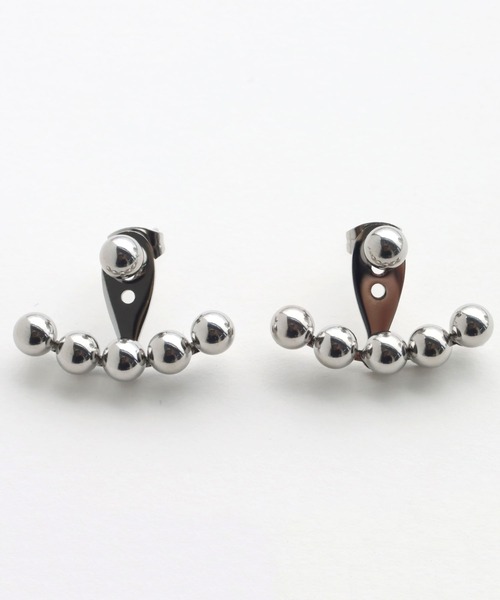abaskdesign(アバスクデザイン)の「金属アレルギー対応 2wayバックキャッチスタッズステンレスピアス(ピアス(両耳用)・レディース・ゴールド/シルバー・FREE)」の13枚目の写真
