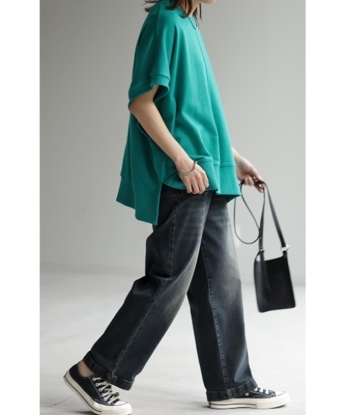 HUG.U（ハグユー）の「選べる裏地デニム（デニムパンツ・レディース・インディゴブルー/ダークインディゴブルー/ライトインディゴブルー/ブルー系その他/ライトブルー/ブルー系その他2・M(レギュラー丈)/M(トール丈)/L(レギュラー丈)/L(トール丈)）」の20枚目の写真