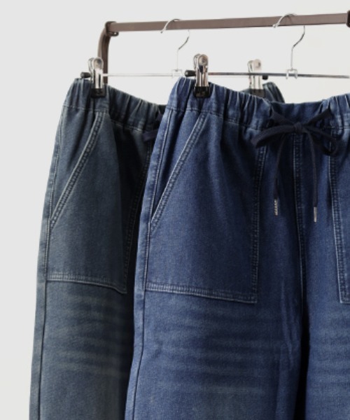 HUG.U（ハグユー）の「選べる裏地デニム（デニムパンツ・レディース・インディゴブルー/ダークインディゴブルー/ライトインディゴブルー/ブルー系その他/ライトブルー/ブルー系その他2・M(レギュラー丈)/M(トール丈)/L(レギュラー丈)/L(トール丈)）」の17枚目の写真