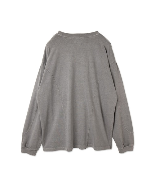 SHORT ROUND（ショートラウンド）の「SHORT ROUND/ピグメントジオメトリックロゴT（Tシャツ/カットソー・メンズ・スミクロ/グレー・LARGE/MEDIUM）」の17枚目の写真