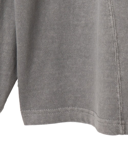 SHORT ROUND（ショートラウンド）の「SHORT ROUND/ピグメントジオメトリックロゴT（Tシャツ/カットソー・メンズ・スミクロ/グレー・LARGE/MEDIUM）」の13枚目の写真