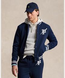 美品 US Ｍ ポロ ラルフローレン Pパッチ フリース ベースボールジャケット POLO RALPH LAUREN（ポロ ラルフ ローレン）の「フリース ベース