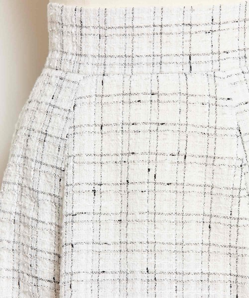 NOELA（ノエラ）の「ツイードロングフレアスカート（スカート・レディース・レッド/オフホワイト/ブラック・S/M）」の20枚目の写真