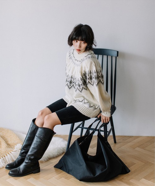 SUWDEE(スーディー)の「nylon big bag(トートバッグ・レディース・ブラック・FREE)」の7枚目の写真