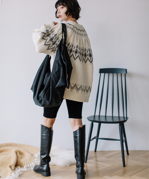 SUWDEE(スーディー)の「nylon big bag(トートバッグ・レディース・ブラック・FREE)」の5枚目の写真