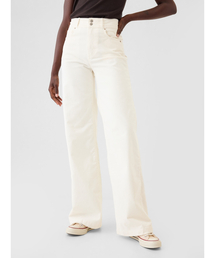 GAP | ハイライズ コーデュロイ ストライド ワイドパンツ(その他パンツ)