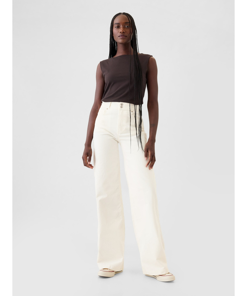6万取引突破【MaxMara★GILLY】 コーデュロイ ワイドパンツ セール】ハイライズ コーデュロイ ストライド ワイドパンツ