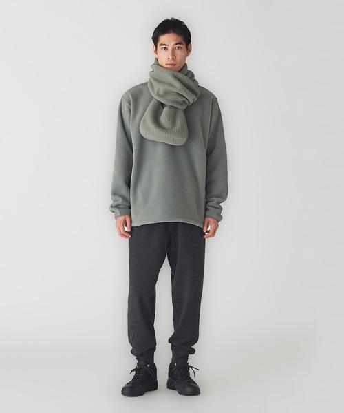 Snow Peak(スノーピーク)の「Thermal Boa Fleece Stole(ストール/ショール・メンズ・グレー/ブルー/オレンジ/ブラック・ONE SIZE)」の5枚目の写真