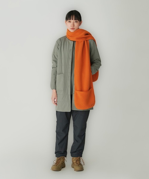 Snow Peak(スノーピーク)の「Thermal Boa Fleece Stole(ストール/ショール・メンズ・グレー/ブルー/オレンジ/ブラック・ONE SIZE)」の7枚目の写真