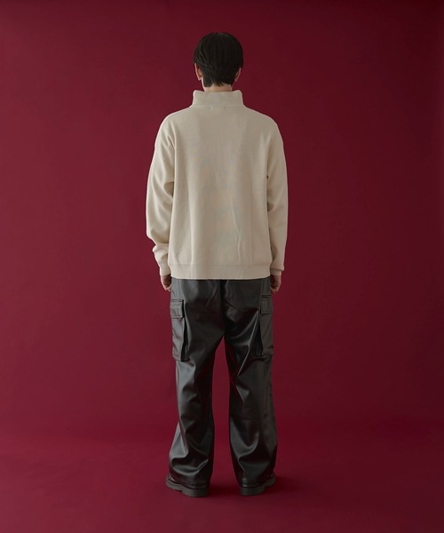 LUCY（ルーシー）の「LUCY/エコレザーカーゴスラックス（スラックス・メンズ・ブラック・LARGE/MEDIUM）」の10枚目の写真