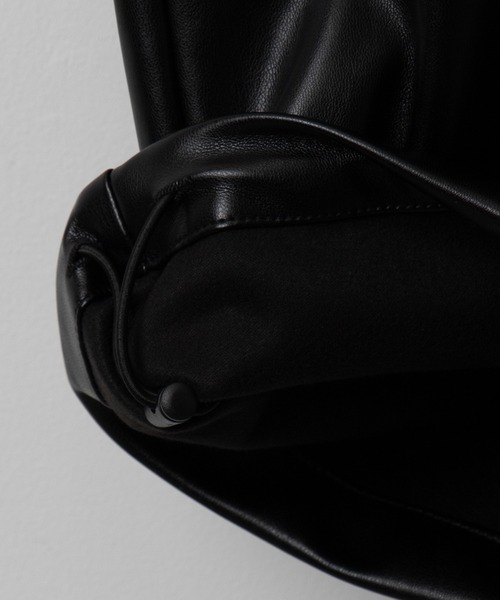 LUCY（ルーシー）の「LUCY/エコレザーカーゴスラックス（スラックス・メンズ・ブラック・LARGE/MEDIUM）」の15枚目の写真