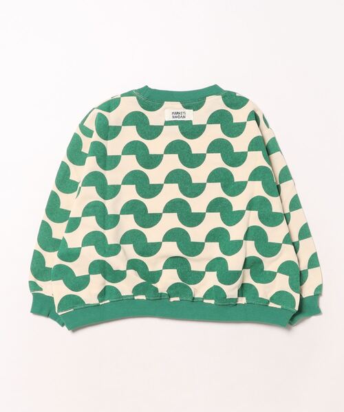 HOGAN RANCH WEAR（ホーガンランチウエア）の「ソウガラトレーナー（スウェット・キッズ・ライトグリーン/レッド/ブラウン/グリーン/パープル/ライトブルー/オフホワイト/グレー・80/90/95/100/110/120/130/140/150）」の9枚目の写真