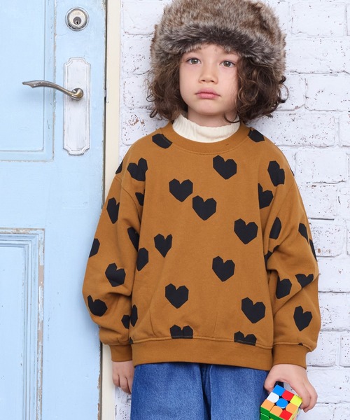 HOGAN RANCH WEAR（ホーガンランチウエア）の「ソウガラトレーナー（スウェット・キッズ・ライトグリーン/レッド/ブラウン/グリーン/パープル/ライトブルー/オフホワイト/グレー・80/90/95/100/110/120/130/140/150）」の4枚目の写真