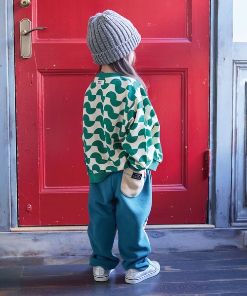 HOGAN RANCH WEAR（ホーガンランチウエア）の「ソウガラトレーナー（スウェット・キッズ・ライトグリーン/レッド/ブラウン/グリーン/パープル/ライトブルー/オフホワイト/グレー・80/90/95/100/110/120/130/140/150）」の21枚目の写真