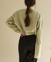 NOAHL（ノアル）の「【NOAHL】ヴィンテージライク刺繍ロンT（Tシャツ/カットソー）」