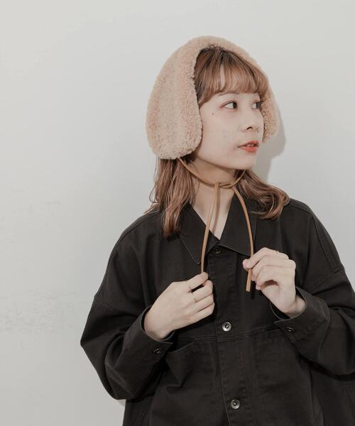 SMELLY（スメリー）の「ストラップボアイヤーマフ（イヤーマフ・レディース・アイボリー/ベージュ・-）」の13枚目の写真