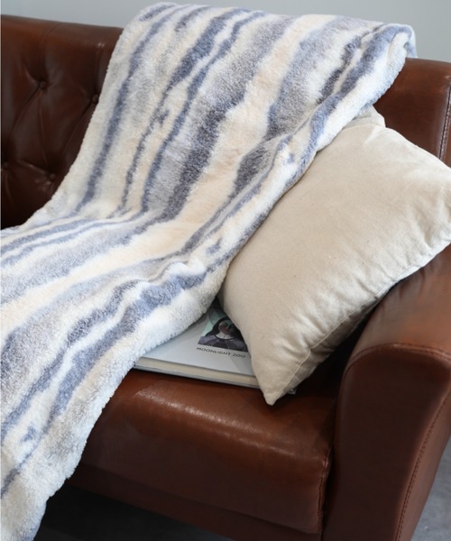 【セール】ふわふわリバーシブル毛布（ブランケット）｜aimoha（アイモハ）