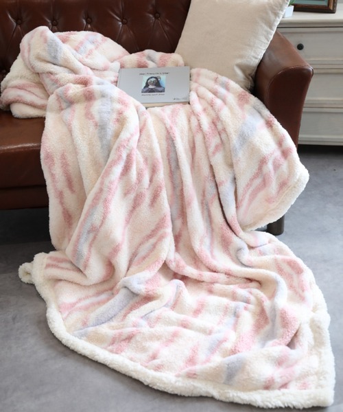 【セール】ふわふわリバーシブル毛布（ブランケット）｜aimoha（アイモハ）
