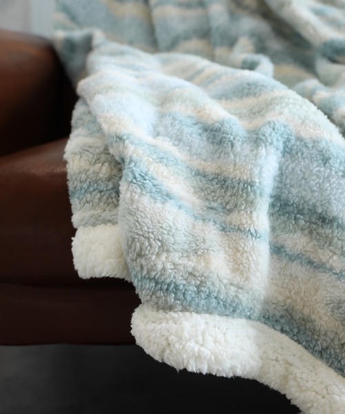 【セール】ふわふわリバーシブル毛布（ブランケット）｜aimoha（アイモハ）