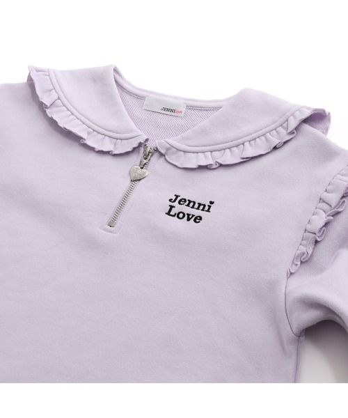JENNI love(ジェニィラブ)の「【コットン100%】すそレースアップセーラーワンピ(ワンピース・キッズ・ブラック/ラベンダー・130cm/140cm/160cm/150cm)」の18枚目の写真