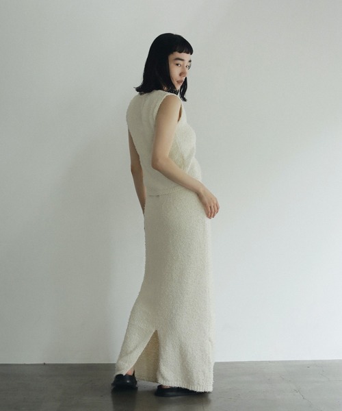 大幅値下げ！anuke(アンヌーク) Knotyarn Knit Vest anuke ANUKE(アンヌーク）Knotyarn Knit Vest 即日発送
