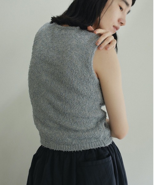 大幅値下げ！anuke(アンヌーク) Knotyarn Knit Vest anuke ANUKE(アンヌーク）Knotyarn Knit Vest 即日発送