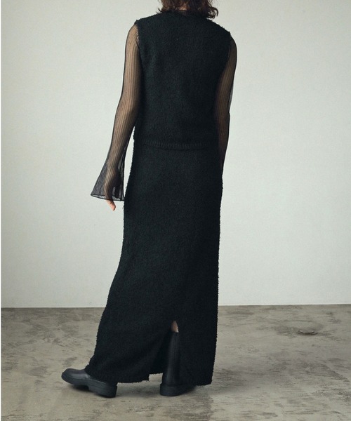 大幅値下げ！anuke(アンヌーク) Knotyarn Knit Vest anuke ANUKE(アンヌーク）Knotyarn Knit Vest 即日発送