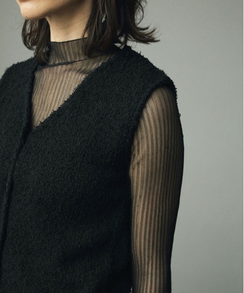 anuke（アンヌーク）の「Knotyarn Knit Vest（ベスト）」 - WEAR