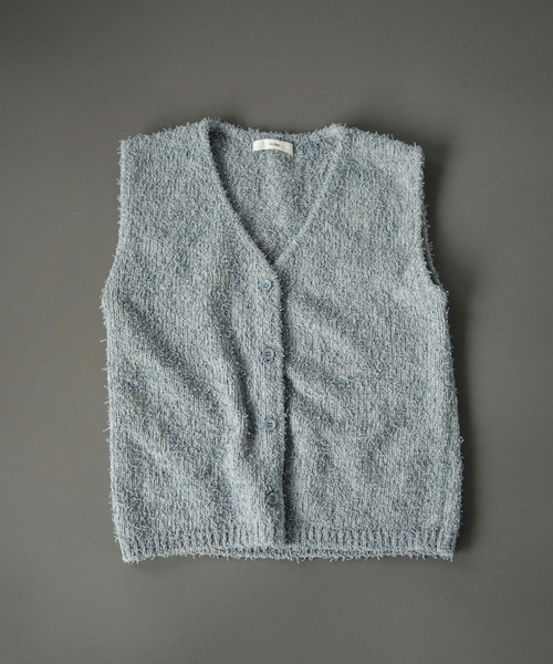 大幅値下げ！anuke(アンヌーク) Knotyarn Knit Vest anuke ANUKE(アンヌーク）Knotyarn Knit Vest 即日発送