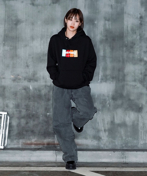 THRASHER(スラッシャー)の「4C BOX LOGO HOODIE SWEAT PARKA/スラッシャー4カラーボックスロゴプリントストリートサイジングプルオーバーフーディ(パーカー・メンズ・ブラック系その他/グレー系その他2/ブラック系その他2/グレー系その他・XX-LARGE/X-LARGE/LARGE/MEDIUM)」の15枚目の写真