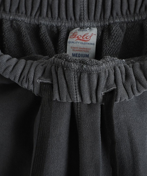 GOLD（ゴールド）の「東洋エンタープライズ GOLD / ゴールド：LOOPWHEEL SWEAT EASY PANTS PIGMENT DYED：24B-GL42476[MUS]（スウェットパンツ・メンズ・ブラック・M/S）」の3枚目の写真