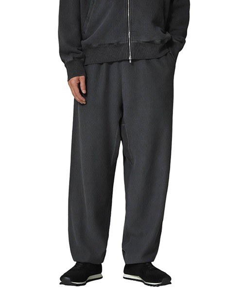 GOLD（ゴールド）の「東洋エンタープライズ GOLD / ゴールド：LOOPWHEEL SWEAT EASY PANTS PIGMENT DYED：24B-GL42476[MUS]（スウェットパンツ・メンズ・ブラック・M/S）」の7枚目の写真