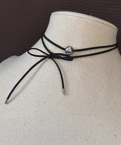 DiamondHearts（ダイヤモンドハーツ）の「ストリングチョーカー（チョーカー・レディース・ブラック・FREE）」の4枚目の写真