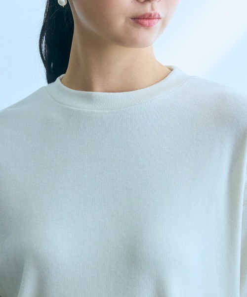 slattgir(スラットジール)の「高身長 カットリブプルオーバー(トールサイズ)Essenave(Tシャツ/カットソー・レディース・アイボリー/グレー・M/L/LL/3L)」の14枚目の写真