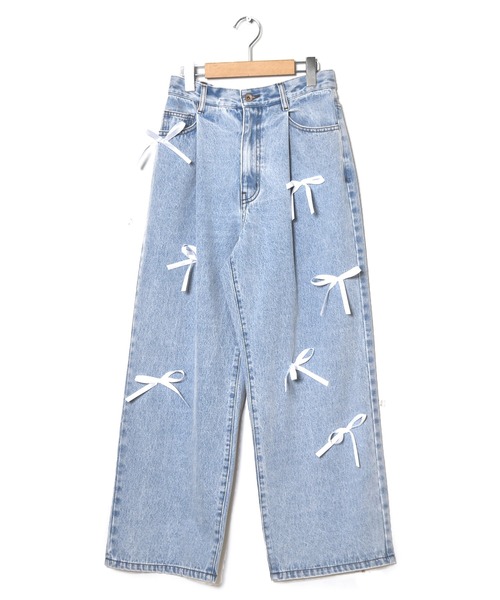 【超美品】alley tokyo wcloset デニムリボンパンツ 超美品】alley tokyo wcloset デニムリボンパンツ - メルカリ