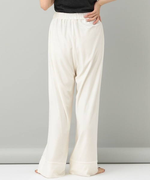 e/rm（イーアールエム）の「【e/rm】トリアセベロアイージパンツ（その他パンツ・レディース・アイボリー/ブラック・FREE）」の6枚目の写真