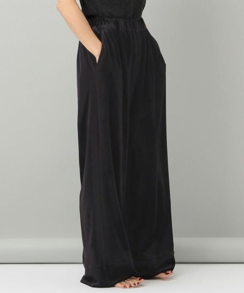 e/rm（イーアールエム）の「【e/rm】トリアセベロアイージパンツ（その他パンツ・レディース・アイボリー/ブラック・FREE）」の9枚目の写真