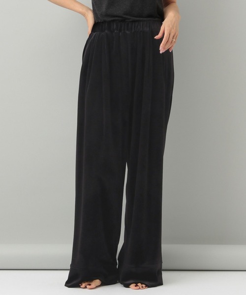 e/rm（イーアールエム）の「【e/rm】トリアセベロアイージパンツ（その他パンツ・レディース・アイボリー/ブラック・FREE）」の10枚目の写真