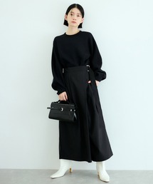 ADAM ET ROPE' | 【サステナブル・洗える】ダンボールコンビラップワンピース(ワンピース)