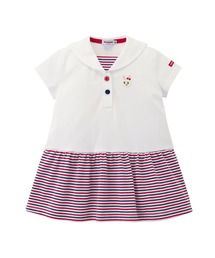 MIKI HOUSE（ミキハウス）の「うさこプチ刺繍入りカノコ