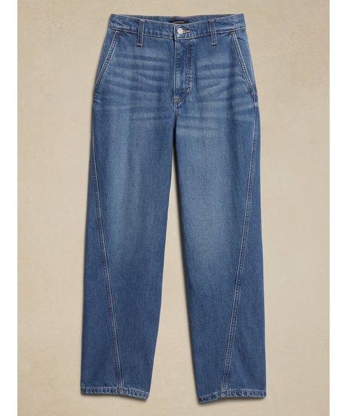 【新品未使用】BANANA REPUBLIC デニム　ブラック　24/O ☺︎BANANA REPUBLIC☺︎ハイライズストレートデニム ブラック